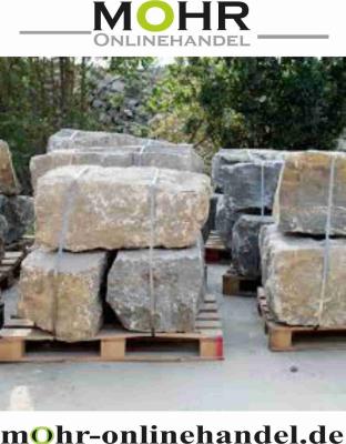 Muschelkalk Quader 30er 1000KG